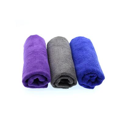 China microfiber towel 300g 40*40cm polish removed soft microfiber detailing towels car glass cleaning cloth for sale