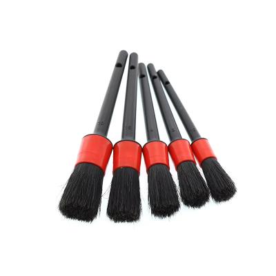 China 5pcs set car cleaning air conditioner outlet car detailing brush kit for sale