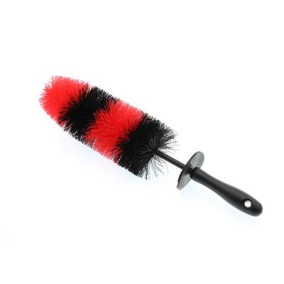 China Large size detailing car products premium wash tool brush car wheel hub steel rim cleaning car wheel brush for sale