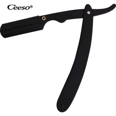 China Simple shaved blade expert folding razor frame stainless steel head and leg hair razor beauty salon tool for sale