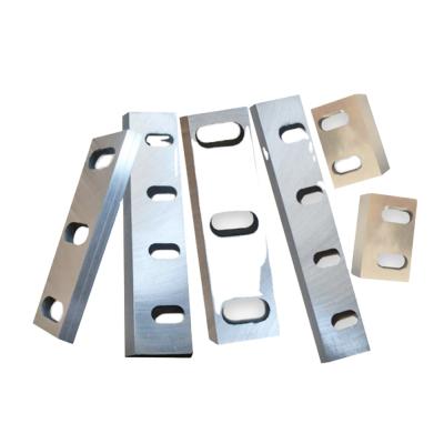 China Factory shredder blade inlaid with plastic alloy parts shredder blade inlaid with tungsten paper steel cutting blade for sale