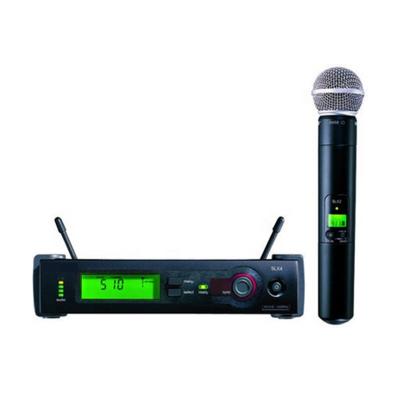 China Economic Classic Wireless Microphone SLX24 Handheld Microphone For Karaoke And Performance for sale