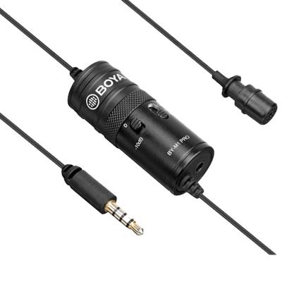 China Professional microphone pro condenser Boya M1 cable lavalier microphone for live video for sale