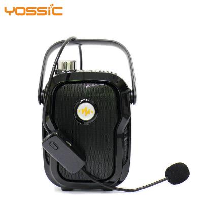 China Outdoor Activities Portable Rechargeable PA System Speaker Voice Amplifier Rechargeable with UHF Microphone Wireless Headset for Teching and Outdoors for sale