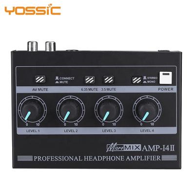 China Yossic 8 Channel Popular High Quality Portable Monitor Earphone Amplifier Stereo Audio Amplifier for sale