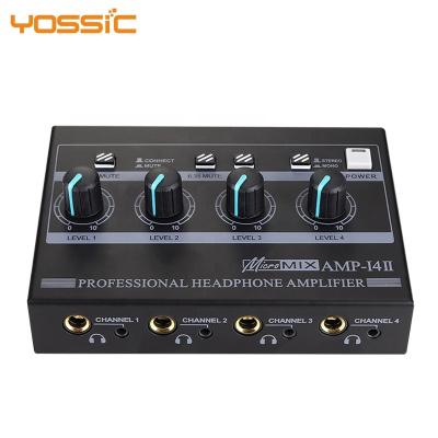 China Popular Wholesale 8 Channel Stereo Headphone Amplifier Portable Audio Amplifier for sale