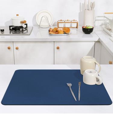 China Kitchen Counter Mats Super Absorbent Diatomite Earth for Table Decoration Accessories for sale