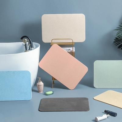 China Make Your Bathroom Safer and More Stylish with Our 40*60cm Non-Slip Diatomite Bath Mat for sale