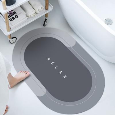 China CLASSIC Design Style Super Absorbent Bath Rug Multipurpose Bathroom Rug Non Slip Print Bath Mat for sale