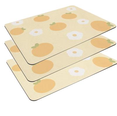 China Southwestern Design Style Custom Polyester Dish Matting for Easy Cleaning and Quick Drying for sale