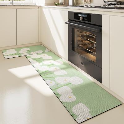 Chine Tapis de cuisine antidérapant pour le sol imperméable aux taches et aux graisses épaisseur moyenne 0,4 0,6 pouces à vendre