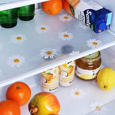 China Durable Kitchen Cabinet Liner Fridge Liners and Mats with Small Chrysanthemum Pattern for sale