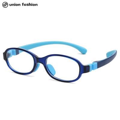 China Fashion Wholesale Colored Eye Protective TR90 Silica Gel Kids Anti Blue Light Glasses for sale