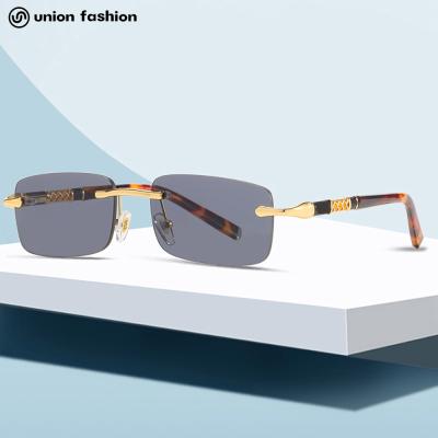 China Fashion Sunglasses Shape New Metal Eyewear Acetate Outdoor Drive Small Square Sunglasses for sale