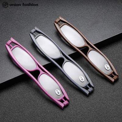 China Fashion Men Retractable Wholesale Unisex Cheap Folding Adjustable Reading Glasses for sale