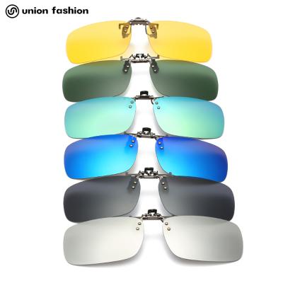 China Fashion Sunglasses New Arrival Polarized Plug Face Shield Women Men Clip On Sun Glasses for sale