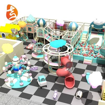 China 3-14 Years Hot Sale Indoor Playground Slide Equipment Funny Attractive Naughty Castle For Kids for sale