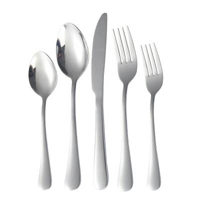 China Sustainable Wholesale 1010 Stainless Steel Cutlery Set 304 Five Component Western Steak Knife, Fork and Spoon for sale