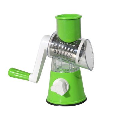 China Sustainable Drum Slicer Diversified Slicer Three-in-One Manual Grater Household Kitchen Vegetable Cutting Artifact for sale