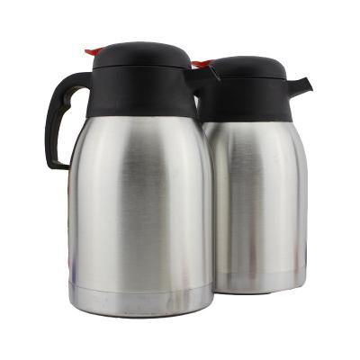 China Large Capacity Sustainable Stainless Steel Double-layer Kettle Coffee Pot Vacuum Household Thermos Thermos for sale