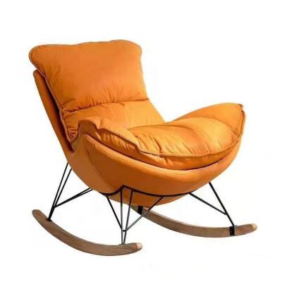 China Other Modern Rocking Chairs Hotel Leisure Sofa Chair Wholesale Wood Rocking Chair for sale