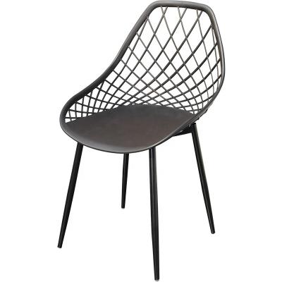 China Sillas comedor black plastic chairs modern design vintage dining chair commercial chair nordic comedor sillas black plastic chairs modern design vintage dining chair for sale