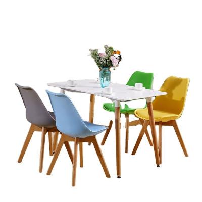 China 120x80 Modern Home MDF Wood Dining Table Sets 120x80 Modern Home Furniture MDF Dining Table Wood Dining Table Sets for sale