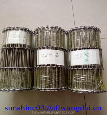 China Heat resistant sun screen flat flexoble belt for SS304 material for sale