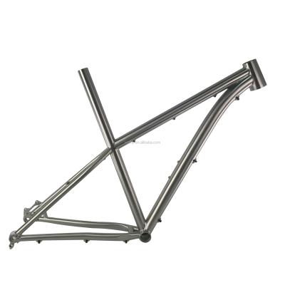 China Custom Integrated Seat Post Bike Frame ISP Titanium Mountain Bike Frames Titanium mtb Bike Frame 650b for sale