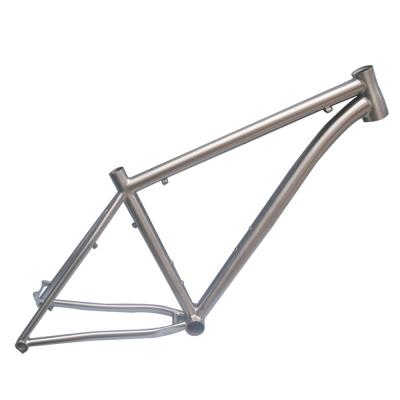 China Cruisers 142*12 Through Axle Fit Bike Parts Factory Logo 27.5 Titanium Mountain Bike Reflective Frame for sale