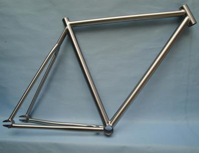 China Durable Titanium Hydroformed Tubing Track Bike Fixie Gear Bike Frame Set for sale