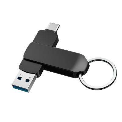 China Metal Customized Logo Promotion Gift 2 in 1 type-c flash type c otg usb 3.0 usb 2.0 usb 3.0 flash drive 8gb 16gb 32gb 64gb 128gb drive for sale