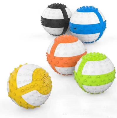 China OEM gift logo sale portable massage music massage ball wireless speaker custom hot wholesale cordless mini massager for sale