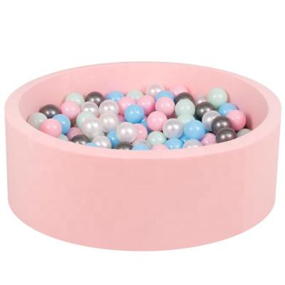 China High Quality Kid Indoor Gray Pink Dry Toddler Around Soft Pit Ball Pit Ball Pool 5000 Bulk Plastic Foam Piscina de Pelotas With Slide for sale