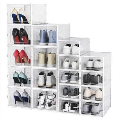 China Convertible Plastic Foldable Box Exhibition Shelving for sale