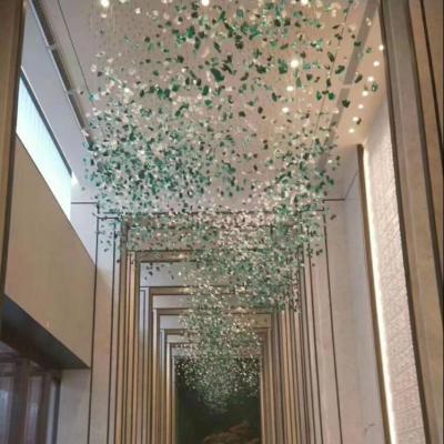 China New product Modern design customized decoration crystal project big hotel lobby chandelier en venta