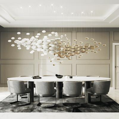 Chine Hight quality creative personality hotel customizable luxury glass modern chandelier pendant light à vendre