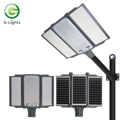 Китай G-lights High Brightness Waterproof Outdoor IP65 Smd 200w 400w 600w Integrated All In One Led Solar Streetlight продается