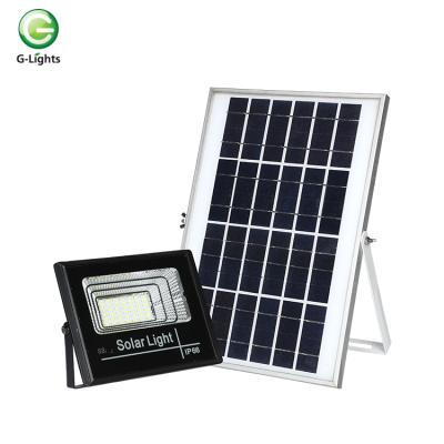 China Power display Intelligent remote control smd 25w 40w 60w 100w 200w led solar flood light price en venta