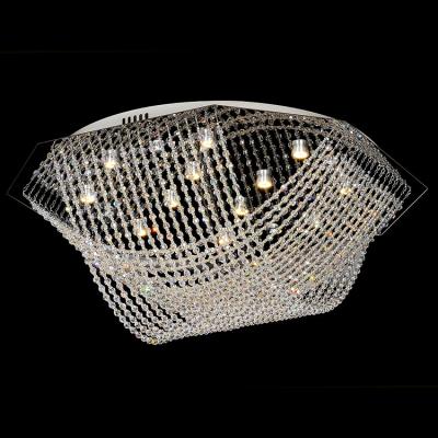 중국 China first grade crystal stainless steel indoor decoration high ceiling chandelier 판매용