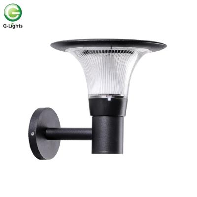 Cina New design warm white outdoor garden IP55 waterproof led solar wall light in vendita