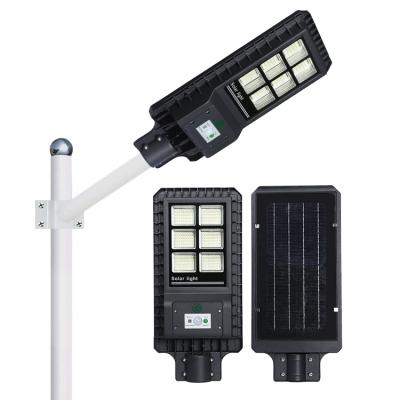 China SMD waterproof ip65 outdoor human body induction 60w 120w 180w all in one integrated solar LED Street Light Te koop