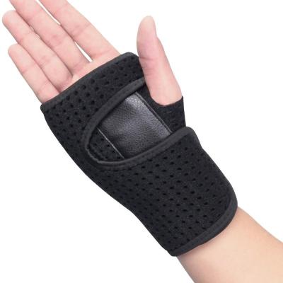 China Hot Sale Breathable Wrist Support Compression Sprain Injury Recovery Neoprene Wrist Splint With Steel Plate for sale