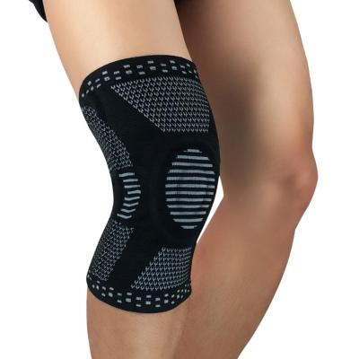 China Breathable Warm Silicone Knee Brace Compression Rising Pain Relief Protector Selling Safety Sports Basketball Basketball Knee Walking Support for sale