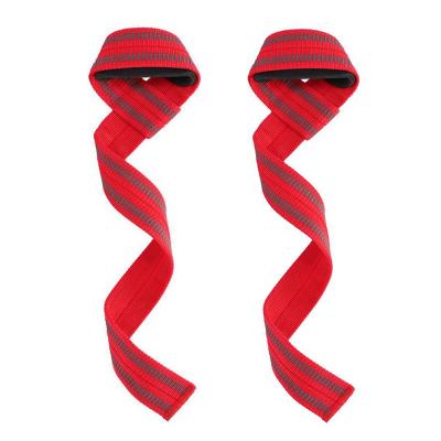 China Safety Breathable Hot Sale Bodybuilding Fitness Non-slip Grip Belt Wraps Adjustable Gym Support Weightlifting Training Wrist Straps for sale