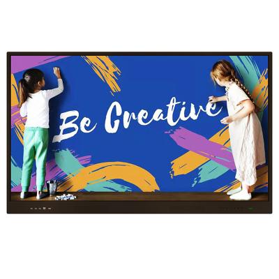 China Pizarra touch screen led interactive 86 inch whiteboard touch screen smart monitor for school education for sale