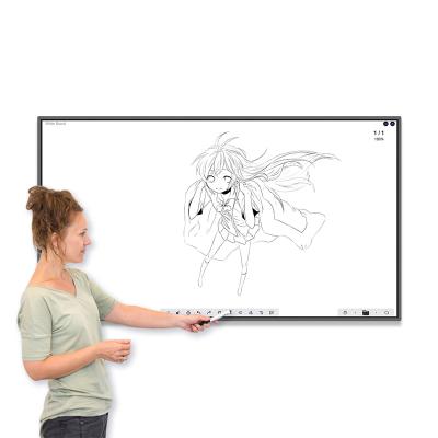 China Education Whiteboard School Furniture Infrared Electronic Interactive Digital Smart Board And Conference Riotouch P 82 Thumb IR For Sale School for sale