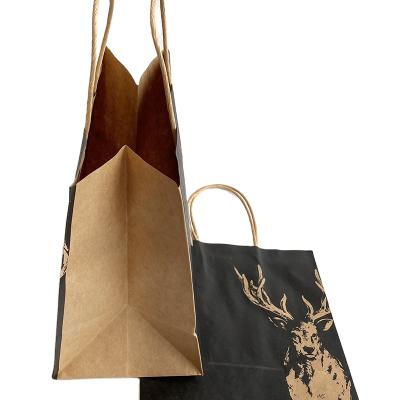 China Cheap Disposable Plain Paper Kraft Paper Suit Wedding Gift Bags Personal Wedding Shopping Bags With Logo Customized for sale