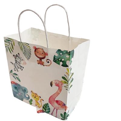 China Cheap Disposable Plain Paper Kraft Paper Suit Wedding Gift Bags Personal Wedding Shopping Bags With Logo Customized for sale