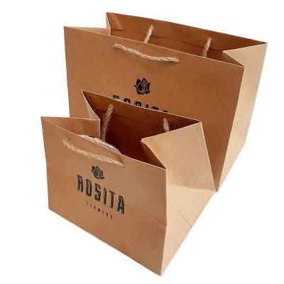 China Disposable High Quality Stand Up Biodegradable Brown Kraft Paper Bags for sale